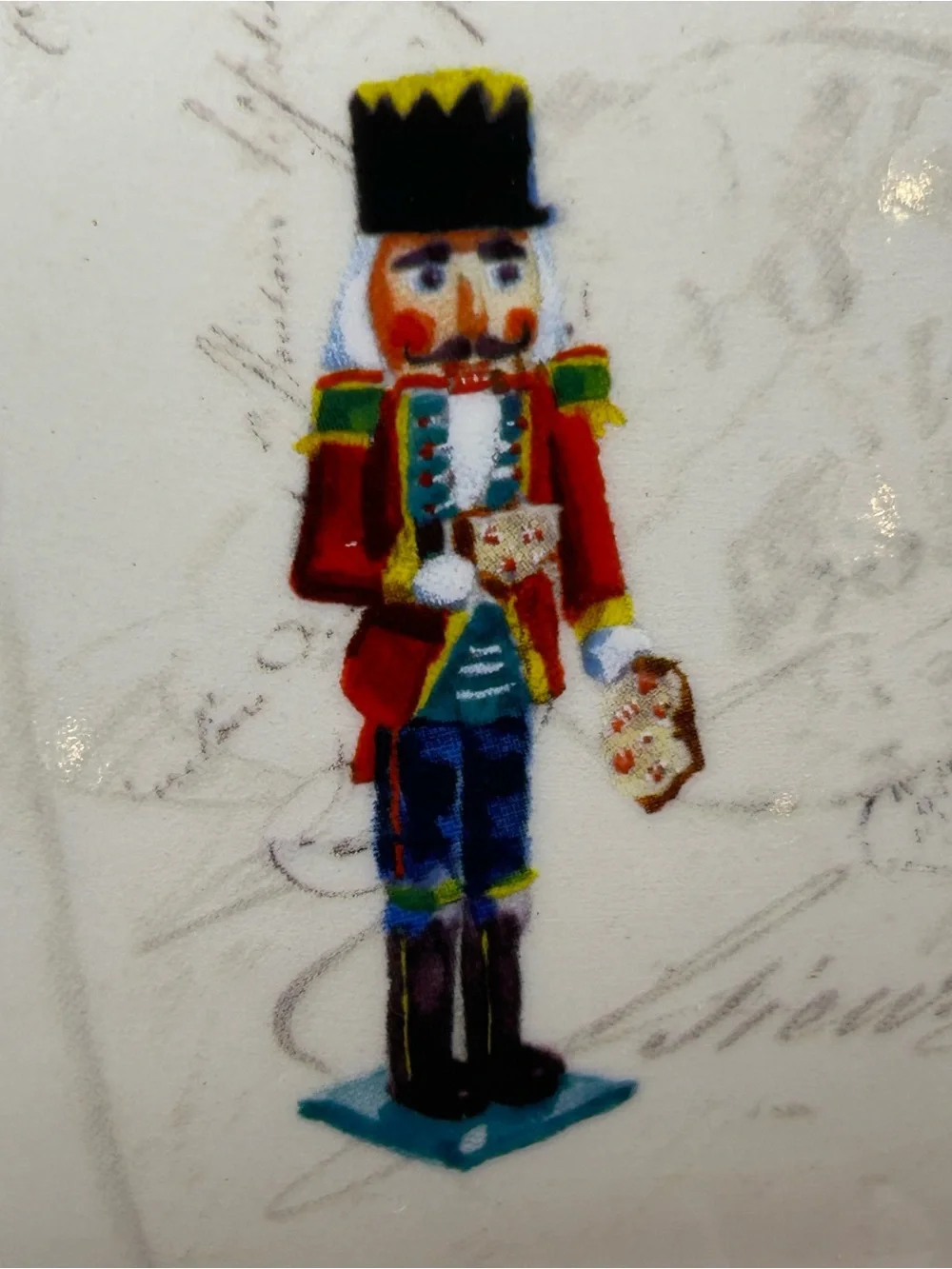 Williams Sonoma Nutcracker Footed Cereal Bowl Holiday Discontinued Replacement